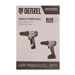 Дрель-шуруповерт аккумуляторная CDL-12-01CB, Li-Ion, 12 В, 1 акк. Denzel