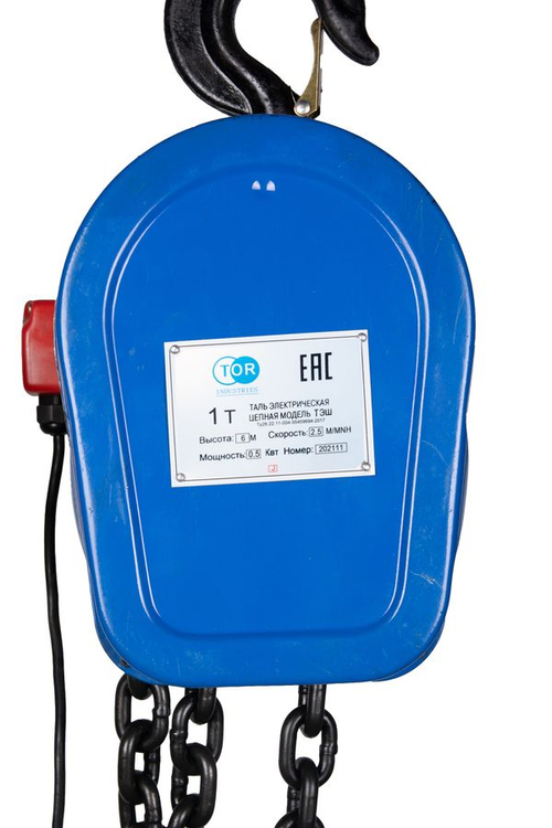 Таль электрическая цепная TOR ТЭШ (DHS) 3,0 т 6 м (серия J)