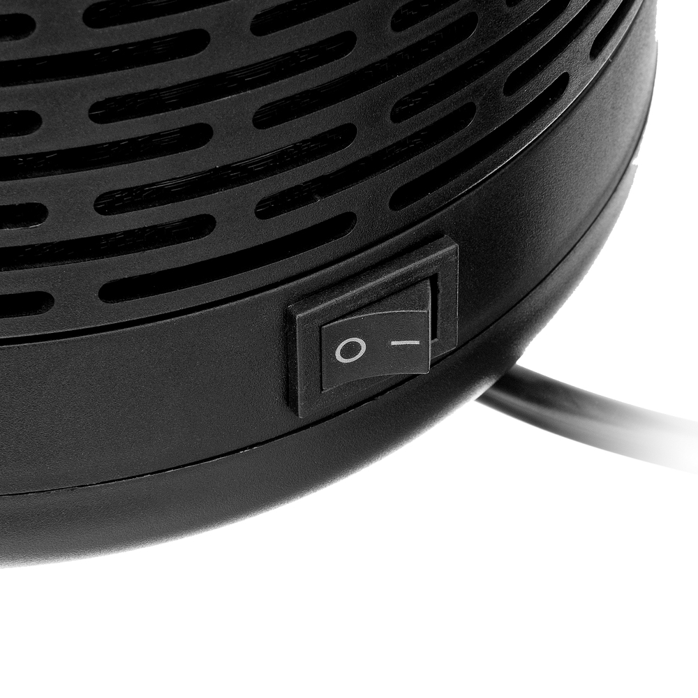 Тепловентилятор керамический DTFC-2000X, 2 кВт, wi-fi, пульт, динамик, вращение, 3 реж. Denzel