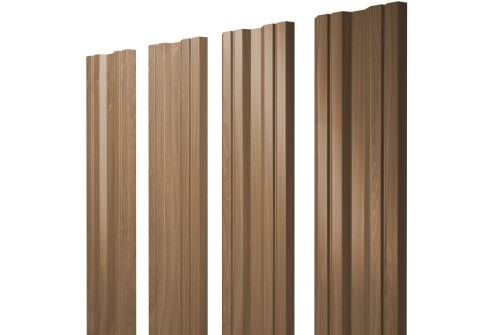 Штакетник Twin с прямым резом 0,45 Print Elite Honey Wood Twin с прямым резомColor