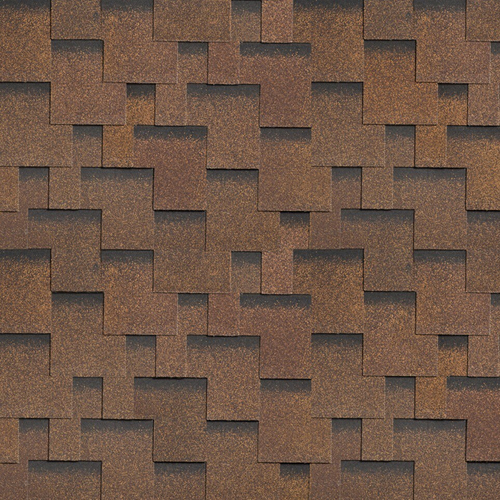 Гибкая черепица ТехноНиколь Shinglas Ультра Фокстрот Дуб, 3 м2/упак