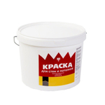 Краска RE MONT для стен и потолков водно-дисперсионная акриловая белая 14 кг, шт