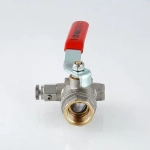 Кран шаровый с дренажем и воздухоотводчиком ½"в x ½"в Valtec Base VT.245.N.04