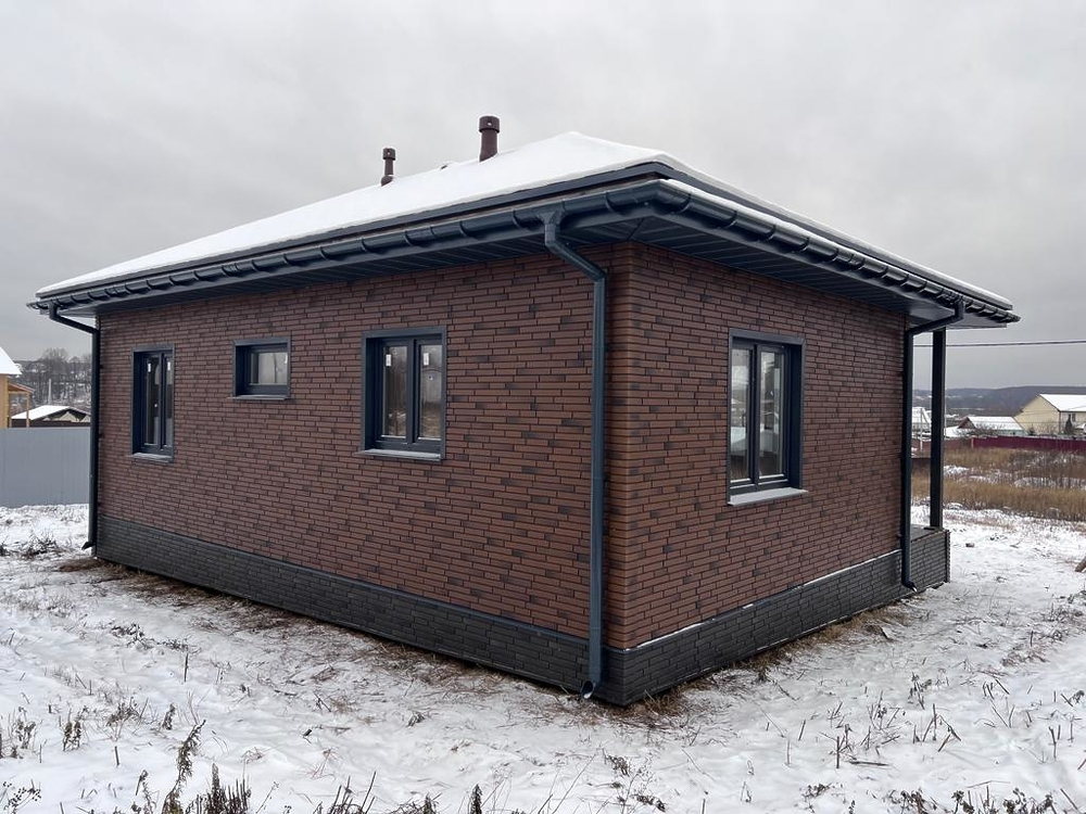 Колено 72˚ для водосточной трубы LUX, графит