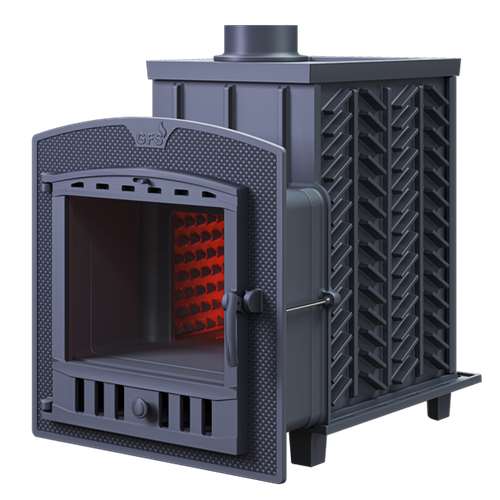Печь для бани GFS 30П2 ЗК под облицовку (короб/дверца для пара)
