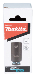 Ударная торцовая головка Impact Black 1/2, 27x81,5 мм Makita E-16536