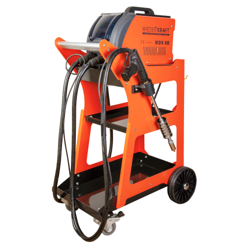 WDK-9B Многофункциональный споттер 220В, 14кВА, 40А, сварочный ток 3800А, с тележкой WDK-1331