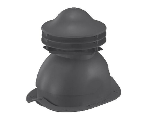 Универсальный выход вентиляции для металлочерепицы 352\250\293 черный RAL 9005