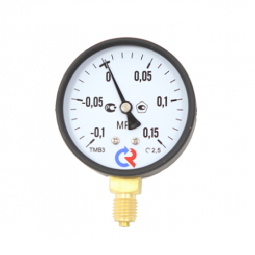Мановакуумметр Росма ТМВ-31GР.GG (-G.1-G.5 МПа) M12x1.5 1.5 общетехнический 63 мм, радиальное присоединение, -G.1-G.5 МПа резьба M12x1.5 класс точности 1.5