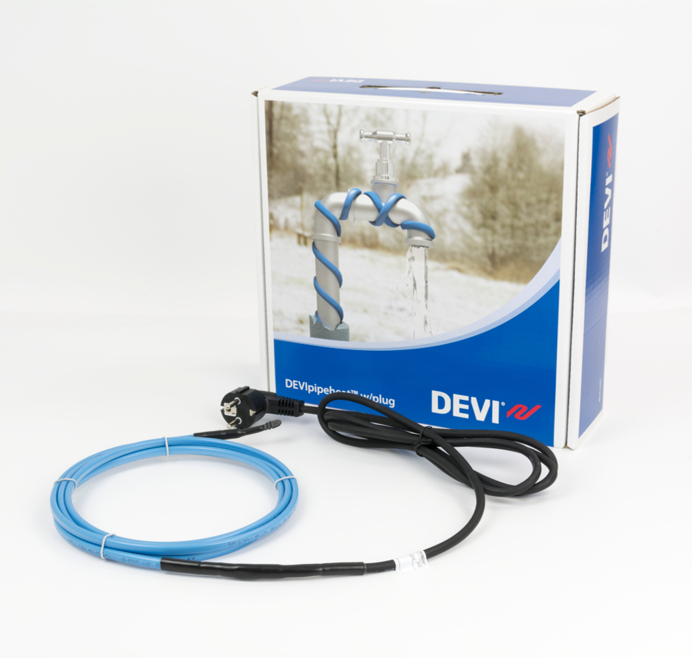 DEVI-Pipeheat 10 (DPH-10) 98300072 — Саморегулирующийся нагревательный кабель, длина 4 м, 40 Вт