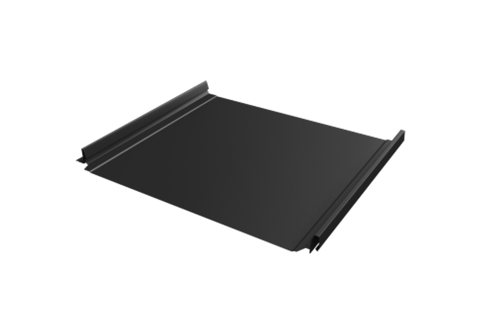Кликфальц Pro Grand Line 0,5 PurLite Matt с пленкой на замках RAL 9005 черный
