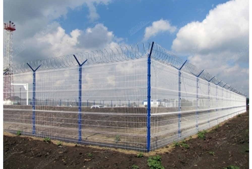 Наконечник V на столб 62х55 RAL 7040
