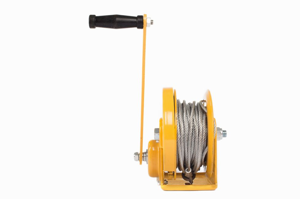 Лебедка ручная TOR ЛБ-1800 (BHW) г/п 0,81 т длина троса 20 м