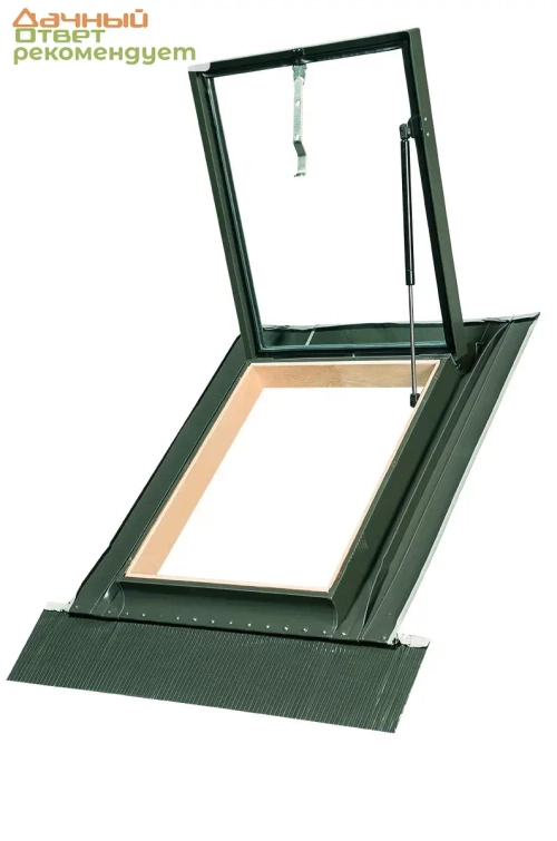 Мансардное окно-люк для выхода на крышу FAKRO WGI