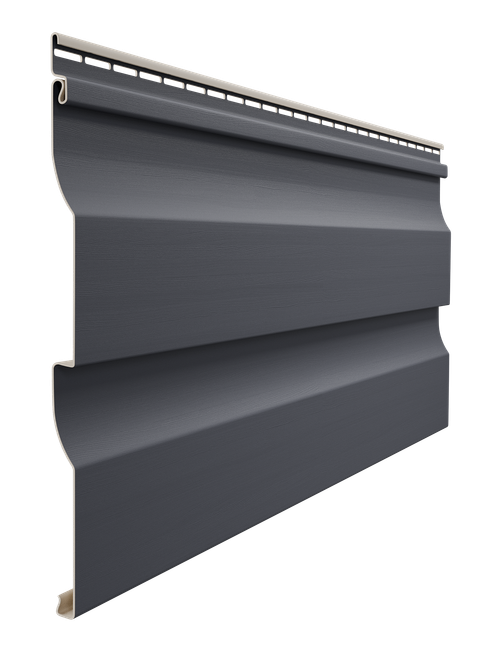 Сайдинг Premium, Корабельный брус, графит