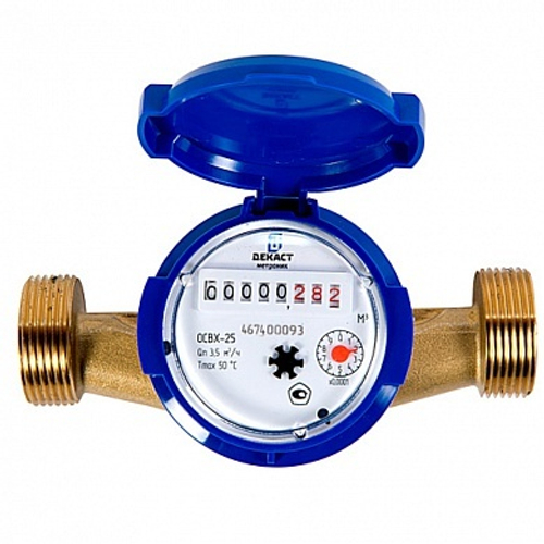Счетчик воды Декаст ОСВХ-25 (холодн. с КМЧ)