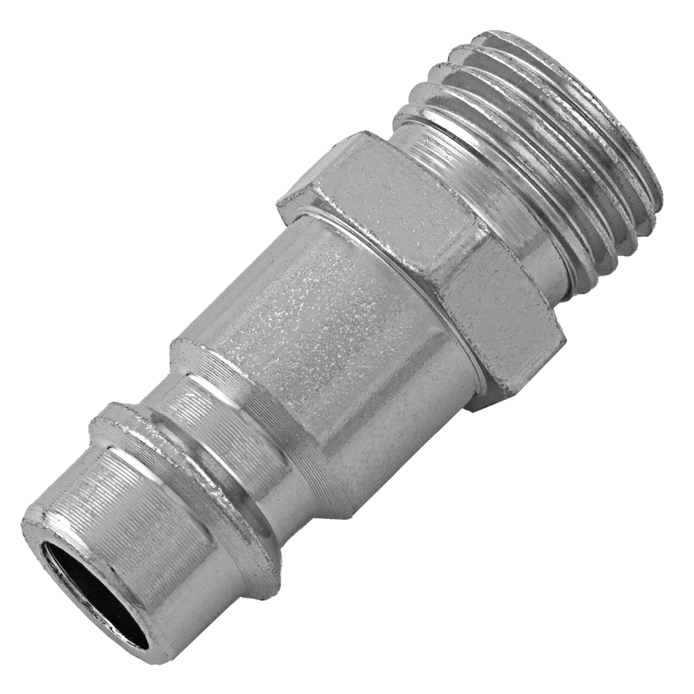 Ниппель универсальный быстросъемный ("папа") 1/4, внешняя резьба, 2 шт, Stels