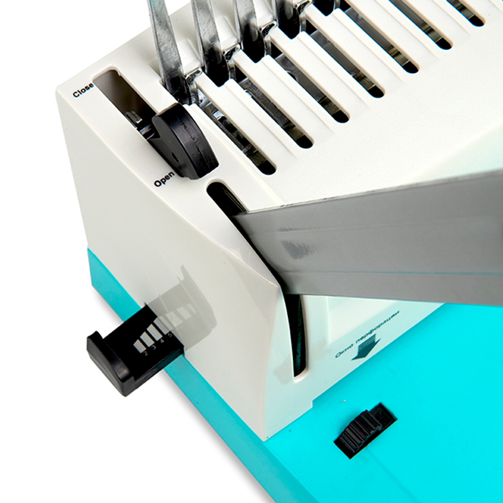 Переплетчик ГЕЛЕОС БП-16 бирюзово-белый от производителя