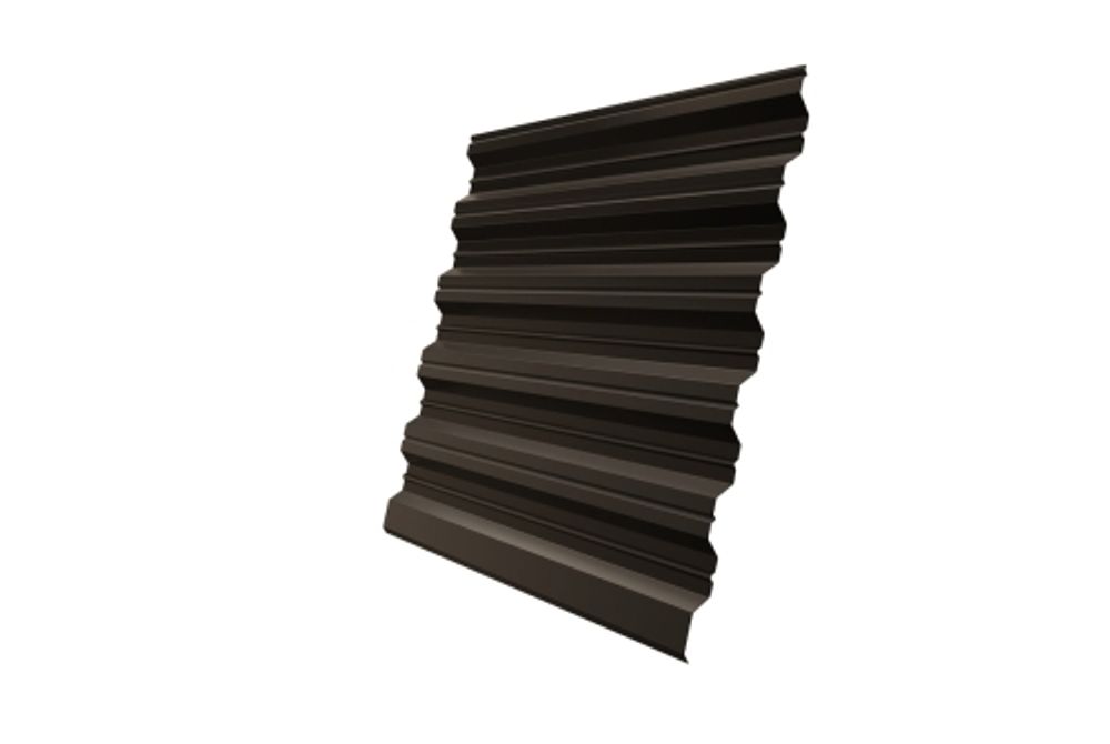 Профнастил HC35R 0,5 Satin RR 32 темно-коричневый