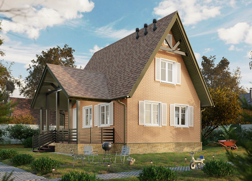 Угол Флемиш, Красный для фасадных панелей