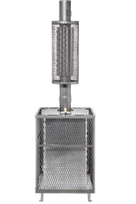 Печь для бани "Квадра" в сетке