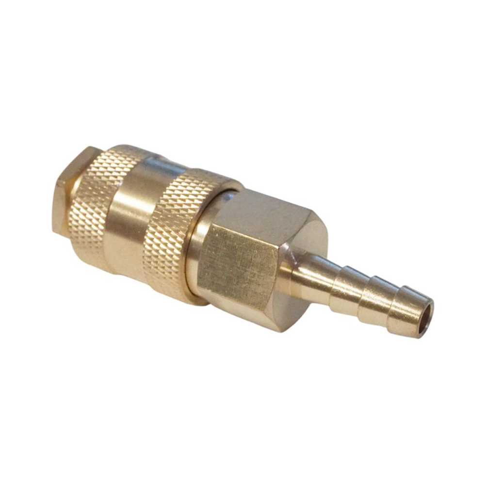 WDK-20SHB Быстроразъемное соединение пневматическое  "ёлочка" под шланг 8 мм; латунь