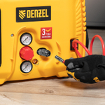 Компрессор воздушный DL1300, 10 бар, 1,3 кВт 180 л/мин 5 л, с набором аксессуаров Denzel