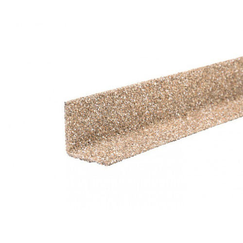 Внутренний угол металлический ТехноНиколь Hauberk Коричнево-бежевый 1250х50х50 мм, шт