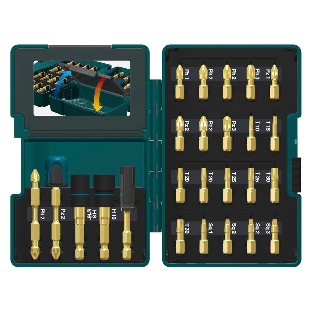 Набор насадок двусторонних Impact Gold 26 шт Makita B-49921