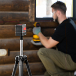 Лазерный уровень QBC RED Basic SET, 10 м, красный луч, батарейки, резьба 1/4" MTX