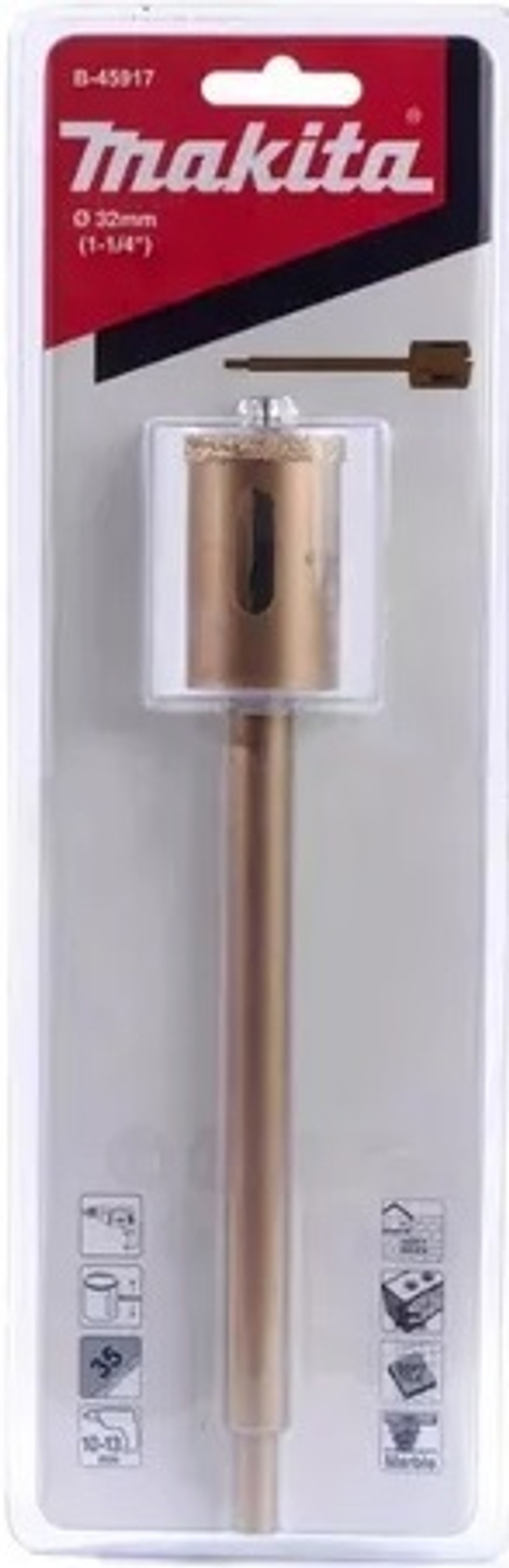 Коронка алмазная, 32х40 для дрели Makita B-45917