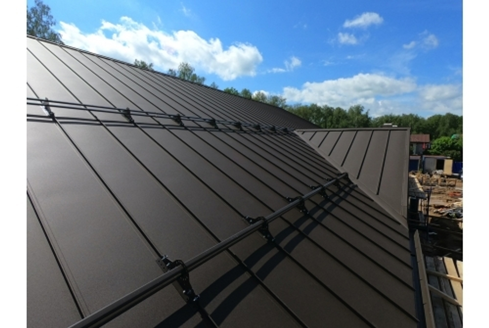 Кликфальц Pro Grand Line 0,5 Rooftop Бархат с пленкой на замках RR 32 темно-коричневый
