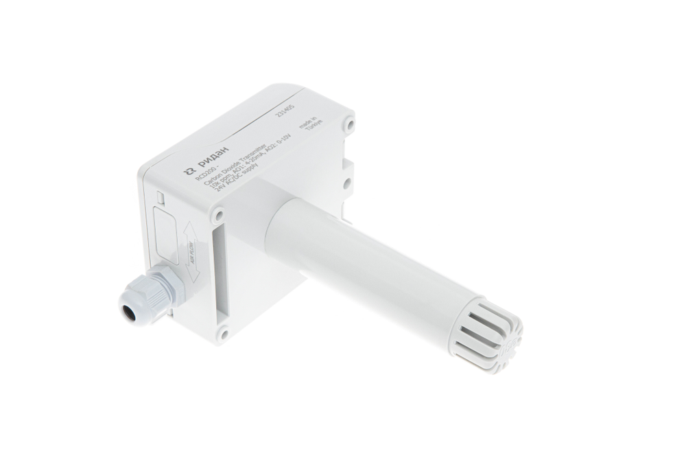 Ридан 097U0031R — Датчик (преобразователь) CO2 канальный RCD200, IP41, выходной сигнал 4-20 мА, чувствительный элемент NDIR