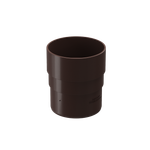Муфта соединительная для водостока Premium, шоколад
