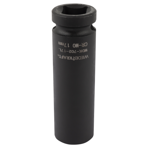 WDK-702-17L Головка торцевая ударная глубокая тонкостенная 1/2", 6 гр. 17 мм.
