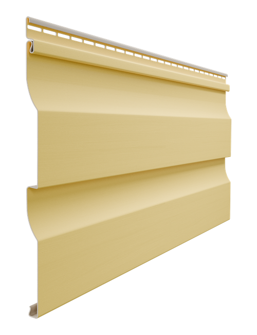 Сайдинг Premium, Корабельный брус, лимон