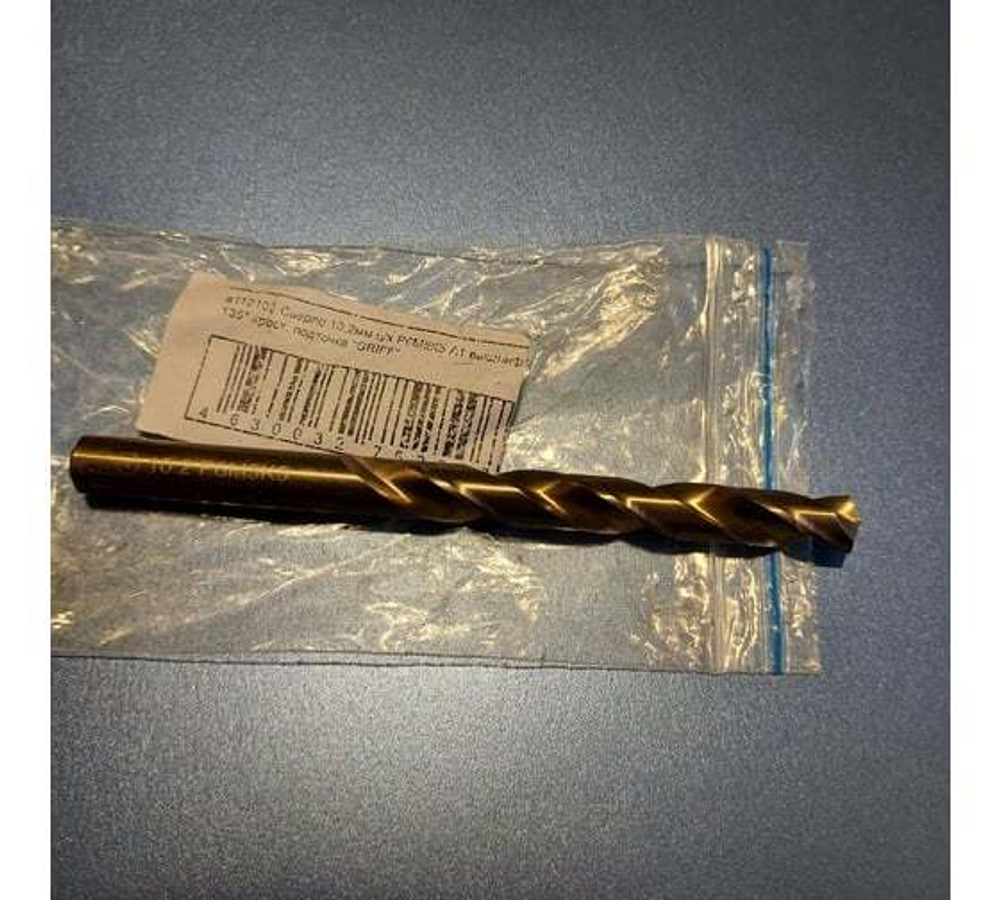 Сверло по металлу (10.2х87х133 мм; ц/х; Р6М5К5; А1) GRIFF a112102