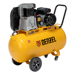 Компрессор воздушный рем. привод BCI 2200/100, 2,2 кВт, 100 литров, 420 л/мин Denzel