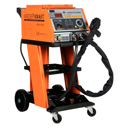 WDK-5000 Многофункциональный споттер на тележке, 220В, 10кВА, 47А, сварочный ток 3800A