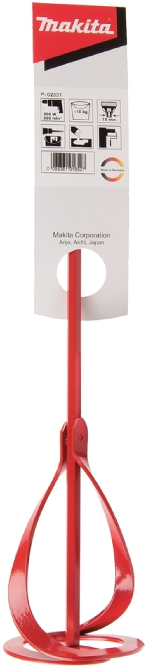 Спиральная мешалка для лаков и красок 80x400 мм для миксера Makita P-02331