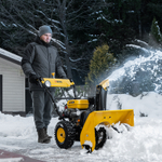 Бензиновая снегоуборочная машина SB 560 LP, 212 cc, электростартер, фара Denzel