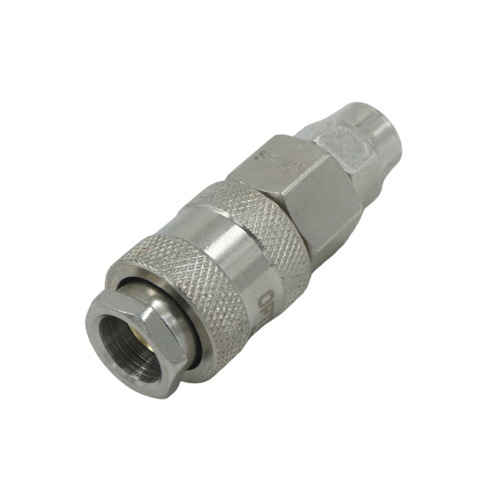 OPT-730SPA Соединение быстросъемное пневматическое с обжимным креплением под шланг 10 мм