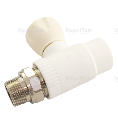 Кран шаровой PPRC MeerPlast прямой НГ 20х½"