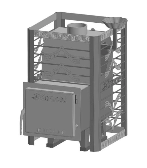 Банная печь «Kennet Форт 12» (сетка)