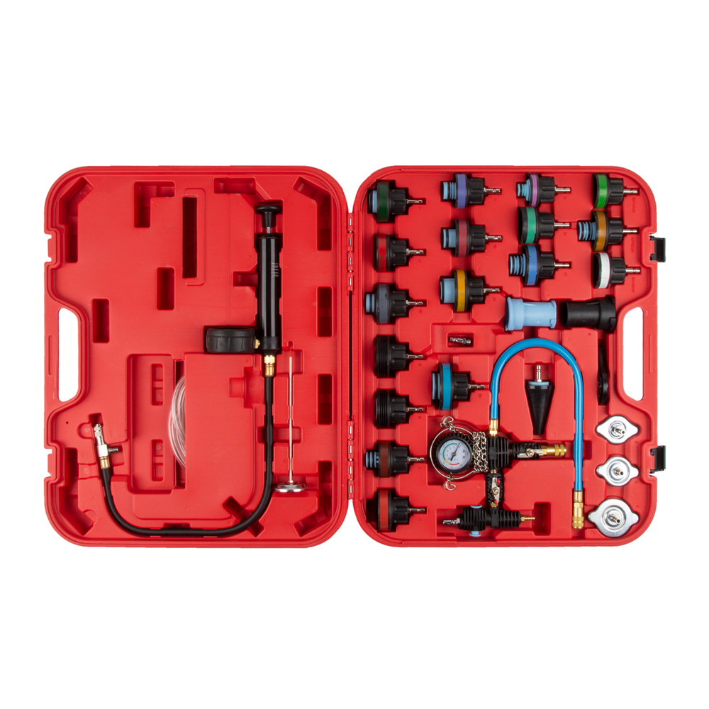 WDK-214310 Набор для проверки герметичности системы охлаждения, 28 предметов
