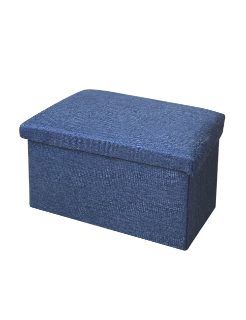 КОРОБ складной ГЕЛЕОС Пуф 49-НВ, размер 48х30х30 см, синий
