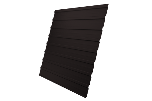 Профнастил C10A 0,5 Satin Matt TX RAL 9005 черный