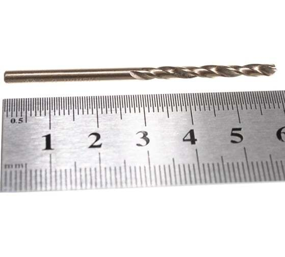 Сверло по металлу (3х33х61 мм; ц/х; Р6М5К5; А1) GRIFF a112030