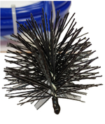 Устройство для удаления засоров в дымоходах спираль 3 в 1 в виниловой оплетке 7,6 метра