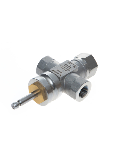 Ридан 065Z0213R — Клапан регулирующий с внутренней резьбой VRB-3R PN25, DN15, Kvs 1,6 м³/ч, трехходовой, седельный, внутренняя резьба, нержавеющая сталь